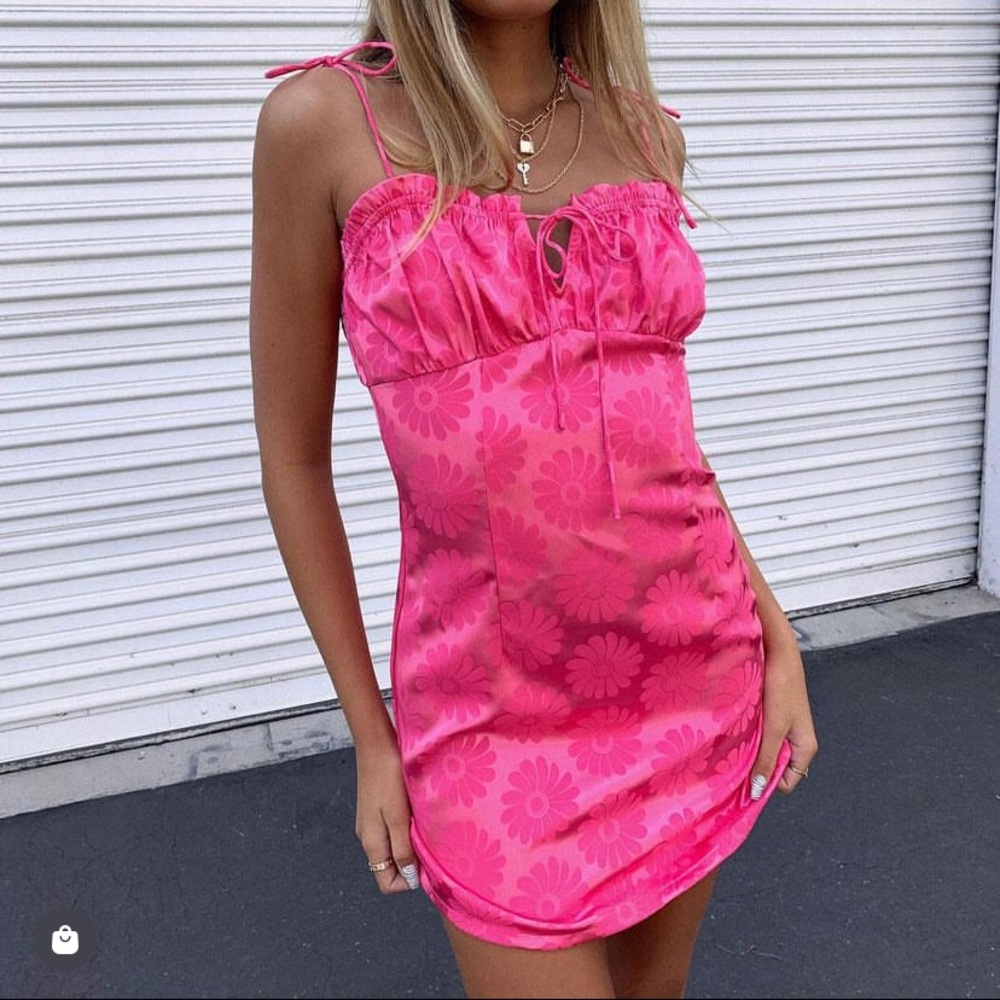 Isabelle’s Cabinet Fuschia Floral Dress